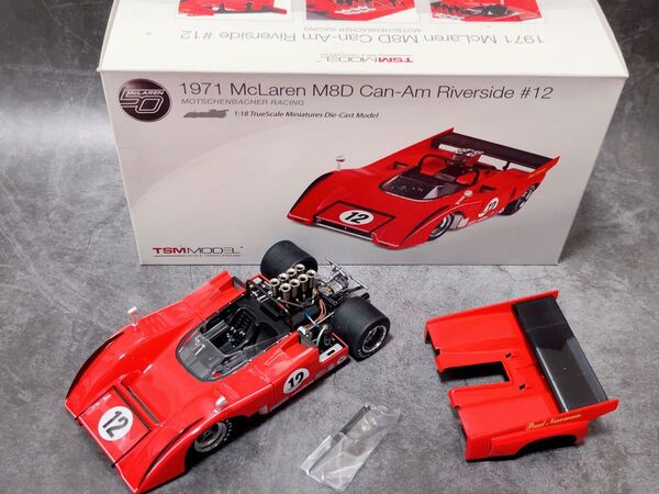 1/18 TSM McLaren M8D 1971 CanAm Riverside #11 Motschenbacher