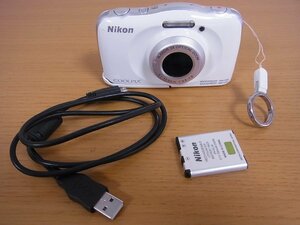 ★ニコン コンパクトデジタルカメラ COOLPIX W150 ホワイト 現状渡し