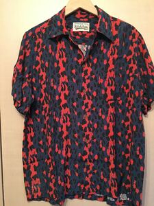 WACKO MARIA Wacko Maria Leopard Hawaiian aloha shirt M