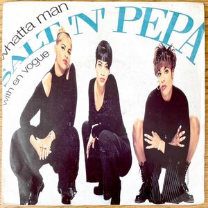 7'' Salt 'N' Pepa With En Vogue Whatta Man (Video Remix)/(Danny D Radio Edit) UK Original オリジナル R&B soul hiphop rap 90s