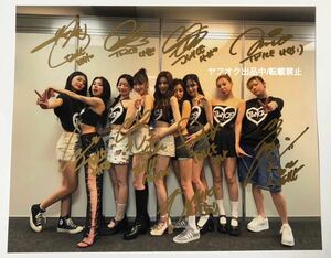 TWICE autograph autograph large size photograph [20×25 size ]