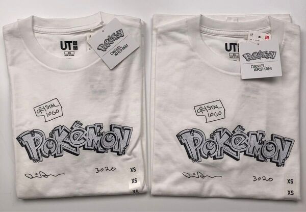 完売品 送料込み ポケモン Tシャツ 2枚 新品 ダニエルアーシャム UT ユニクロ メンズ XS