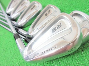 プロギア◆◆ RS フォージド 2018 アイアン 6本 #5-Pw SPEC-STEELⅢ Ver.2(S) ◆◆5I未使用 PRGR FORGED ゴルフクラブ CX48