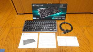 【中古】Logicool K810 ワイヤレスキーボード Bluetooth Illuminated Keyboard ロジクール 通電確認済み 付属品あり