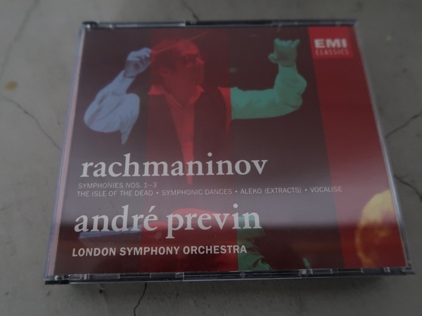 送料込 3CD 3枚組 プレヴィン ラフマニノフ 交響曲全集 管弦楽集 中古