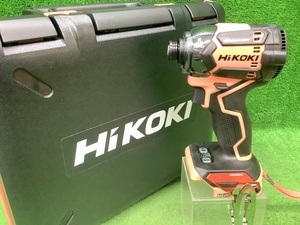 未使用品 HiKOKI ハイコーキ 36V コードレスインパクトドライバ WH36DC(NN) 限定色コーラルストーン ※本体+ケース