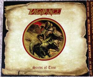 ★限定盤レア★ボートラ4曲付き 名盤・廃盤 スピード・メタル VIGILANCE Steeds Of Time - Demo Anthology / 初期 Iron Maiden NWOTHM