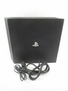 ♪SONY PlayStation 4 / PS4 Pro 本体 CUH-7100B ジェット・ブラック 500GB♪欠品あり 動作OK 中古品