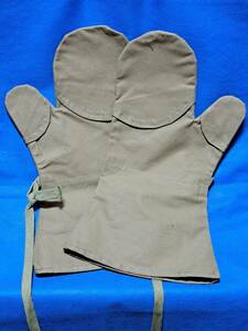 日本軍　防蚊手袋　官給品　昭和19年　大支検定印　未使用品　WW2　旧日本軍　日本陸軍　日本兵　軍人　