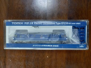 TOMIX(トミックス)品番7137 JR EF210 100形 電気機関車(新塗装) 1両【未開封.未通電.未走行.現行最新ロッド】〈美品〉貨物列車の牽引に