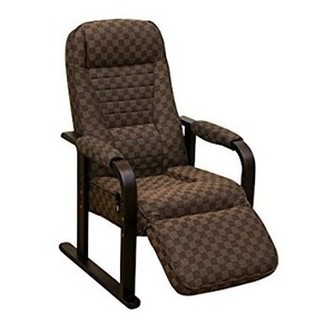  lever type reclining chair foot attaching S3-07BR Brown 