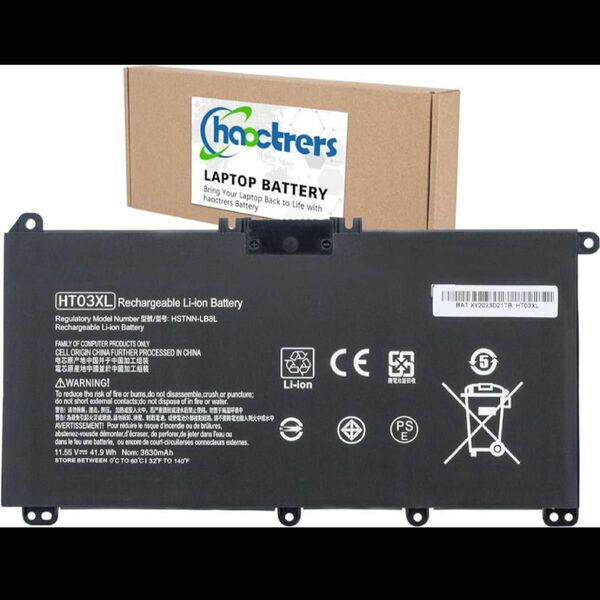 haoctrers HT03XL交換用バッテリー　PC用電池