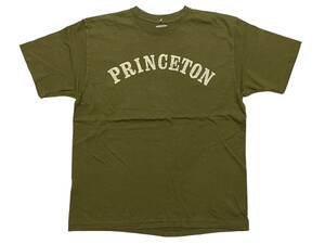 108 未使用品 Lサイズ WAREHOUSE ウェアハウス DOUBLEWORKS ダブルワークス Tシャツ カーキ PRINCETON