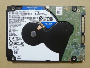 Western Digital 2.5インチ内蔵HDD 2TB SATA 7mm WD20SPZX