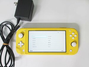 ■【動作品】Nintendo 任天堂 Switch Lite スイッチ ライト イエロー 本体 HDH-001 SDカード付■/A
