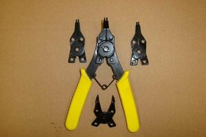  snap ring pliers axis for hole for combined use type 