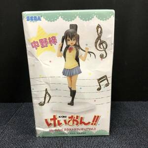 [ unopened goods ] new goods unopened Sega extra figure vol.3 K-On K-ON Nakano Azusa prize SEGA Figure Q202