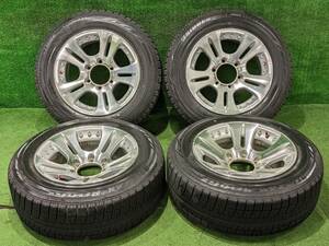 メーカー不明 アルミホイール 16x8J OFF 0 PCD139.7 6H ブリヂストン BRIDGESTONE ブリザック REVOGZ 215/60R16 ハイエース等に 売切!!