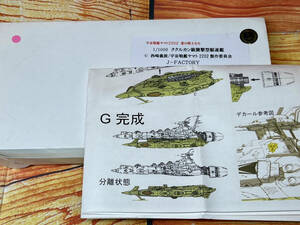 【J-FACTORY】1/1000 ククルカン級襲撃型駆逐艦 宇宙戦艦ヤマト2202　ワンダーフェスティバルガレージキット レジンキット