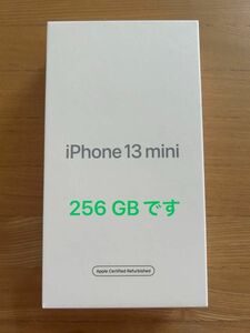 Apple iPhone13mini 256GB ミッドナイト Midnight 黒 未使用品 認定整備品　M36