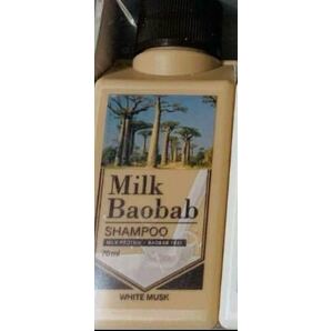 Milk Baobab ミルクバオバブ　ホワイトムスク　トラベルキット　シャンプー　70mlのみ　韓国　BTS ジョングク愛用　
