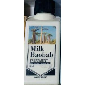 Milk Baobab ミルクバオバブ　ホワイトムスク　トラベルキット　トリートメント70ml のみ　韓国　BTS ジョングク愛用　 