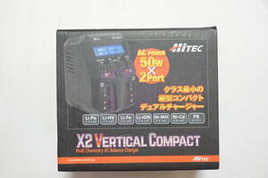 AC充電器 ［ ACバランスチャージャー X2 バーティカル コンパクト ］　X2 VERTICAL COMPACT HiTEC (検 リポ リフェ TAMIYA ヨコモ