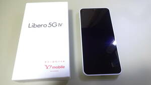 Libero 5G IV Y!mobile SIMフリー スマートフォン本体「ホワイト」