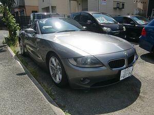 2004年BMW　Z4　2.2i　E85　ガンメタ　車検R8.5 6.5万キロ 黒レザーシート 17インチアルミ　訳あり　福岡より