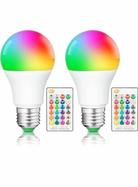 Haian Support LED電球 E26口金 40W形相当 6W 500LM 昼白色 RGB 16色