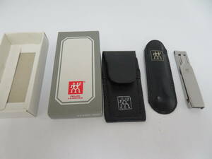 tsu vi ring henkerus nails Clipper 42409-000 unused case attaching folding type nail clippers file Zwilling J.A.Henckels