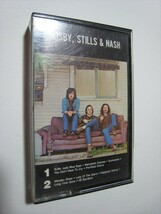 【カセットテープ】 CROSBY, STILLS & NASH / CROSBY, STILLS & NASH US版 クロスビー、スティルス＆ナッシュ_画像1