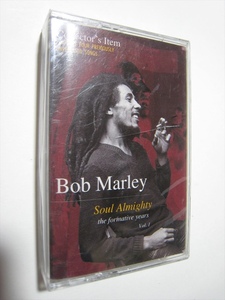 【カセットテープ】★新品未開封★ BOB MARLEY / SOUL ALMIGHTY THE FORMATIVE YEARS VOL.1 US版 ボブ・マーリィ