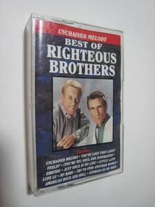 【カセットテープ】 RIGHTEOUS BROTHERS / BEST OF RIGHTEOUS BROTHERS US版 ライチャス・ブラザーズ UNCHAINED MELODY 収録