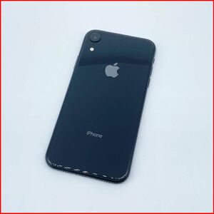 即配【美品】SBM◯ Apple iPhone XR 64GB A2106 MT002J/A ブラック SIMロックなし 送料無料