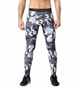 [ standard camouflage white compression inner ] spats leggings Jim yoga wear tights men's lady's camouflage DJ517