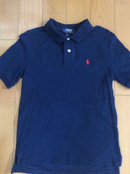 POLO RALPH LAUREN 半袖 ポロシャツ 紺色 サイズM(10-12)