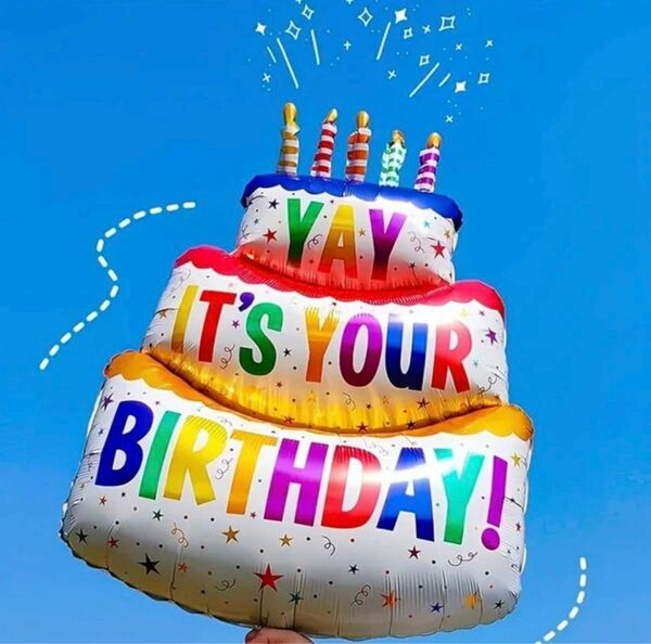 誕生日 バルーン ケーキ 超Bigサイズ 飾り付け 装飾 子供 誕生日パーティー サプライズ 記念日 風船 ナンバーバルーン 