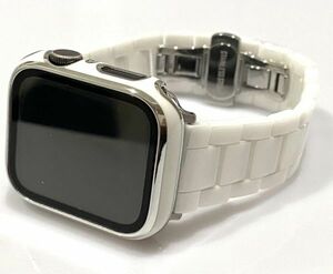  Apple watch band ceramic belt Apple Watch ceramic white men's lady's 003