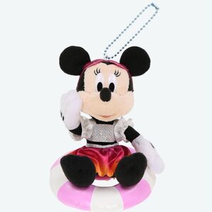 ディズニー スイスイサマー ミニー ぬいぐるみバッジ