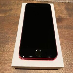 24時間以内発送 残量84％ iPhone SE 第2世代 (SE2) レッド 64GB SIMフリー 本体 RED