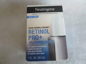 新品 Neutrogena, Rapid Wrinkle Repair ニュートロジーナ ラピッドリンクルリペア レチノール プロ＋.5% パワー セラム 美容液