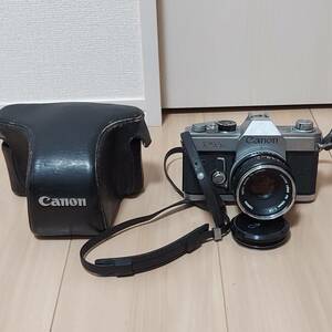 Canon キャノン FTb QL FD 50mm 1:1.8 フィルムカメラ 空シャッター 中古 ジャンク品◆22118