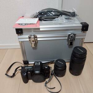 Canon キャノン EOS Kiss PANORAMA ZOOM LENS EF 35-80mm 1:4-5.6 Ⅲ 75-300mm 1:4-5.6 Ⅱ 中古 現状品品 ◆22117