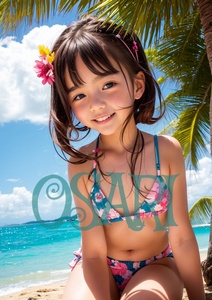 16【高画質 アート ポスター A4】グラビア アイドル ロリ コスプレ セクシー モデル イラスト かわいい 美少女 美人 美女 水着 貧乳 写真