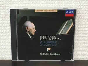 ベートーヴェン：ピアノ・ソナタ第4・5・6・7番 （完全限定盤）／ヴィルヘルム・バックハウス【CD】