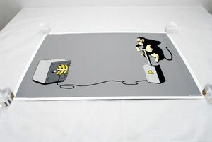 希少 WCP Banksy バンクシー MONKEY DETONATOR WCP リプロダクション シルクスクリーン プリント 現代アート 限定品