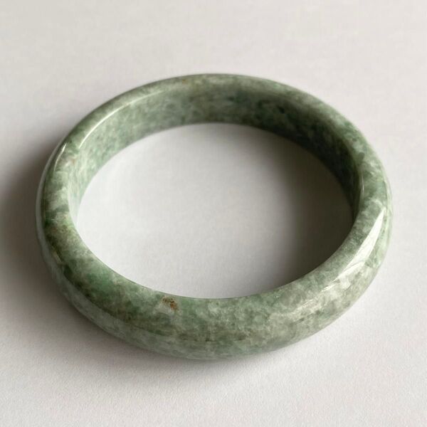◎天然石☆ジェイド(翡翠) 『内径約56mm』バングル・腕輪