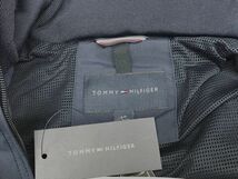 USA正規品【M】 トミーヒルフィガー TOMMY HILFIGER ナイロン ジャケット 撥水加工 フラッグロゴ 内ポケットあり フード付 ネイビー 紺_画像7