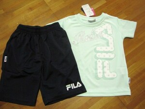 * бесплатная доставка * новый товар *100*FILA* верх и низ Set* lime зеленый × темно-синий *. пот скорость .* короткий рукав половина хлеб * теннис * спорт * filler *